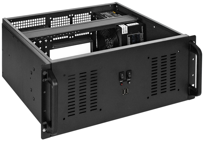 Серверный корпус ExeGate Pro 4U350-02/1200RADS, 1200 Вт, Черный №2