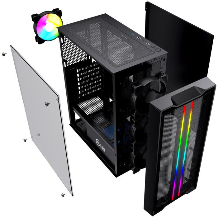 Корпус Powercase Mistral Evo, Черный №6