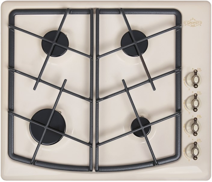 Газовая варочная панель Gefest CH 1211 K54, Бежевый детальное изображение - 2