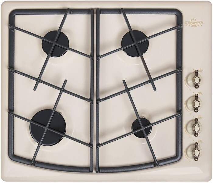 Газовая варочная панель Gefest CH 1211 K54, Бежевый №2
