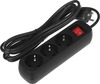 Сетевой удлинитель Defender G330, 3 м, Черный вариант - 2
