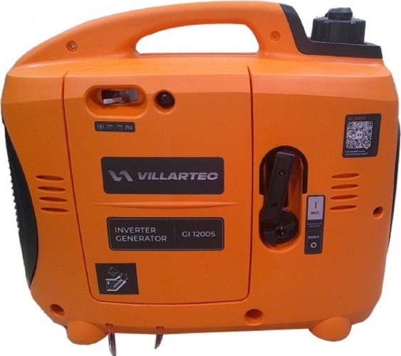 Генератор бензиновый VILLARTEC GI 1200S 2101120000, 1 кВт, Оранжевый детальное изображение - 3