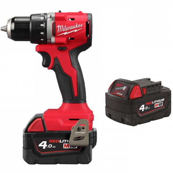 Аккумуляторная дрель-шуруповерт Milwaukee M18 BLDDRC-402C 4933492834, 18 В, 60.5 Нм, 4 А·ч детальное изображение - 1