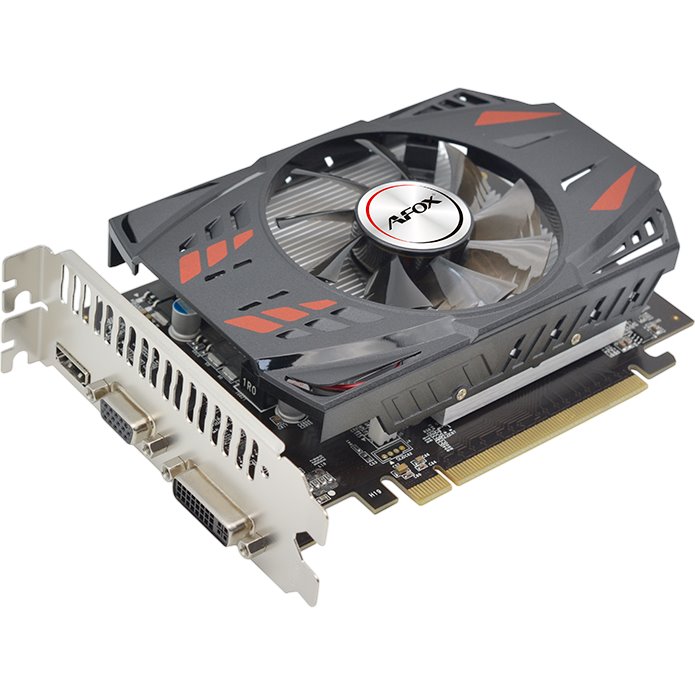 Видеокарта AFOX NVIDIA GeForce GT 730, AF730-4096D5H5, 4 ГБ, Черный детальное изображение - 2