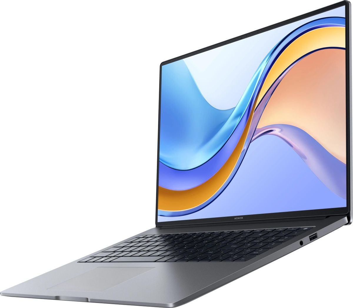 Ноутбук Honor MagicBook X16, 2023, RAM 16 ГБ, Серый, SSD 512 ГБ, Intel UHD Graphics, Windows 11 Home (5301AFHH) детальное изображение - 2