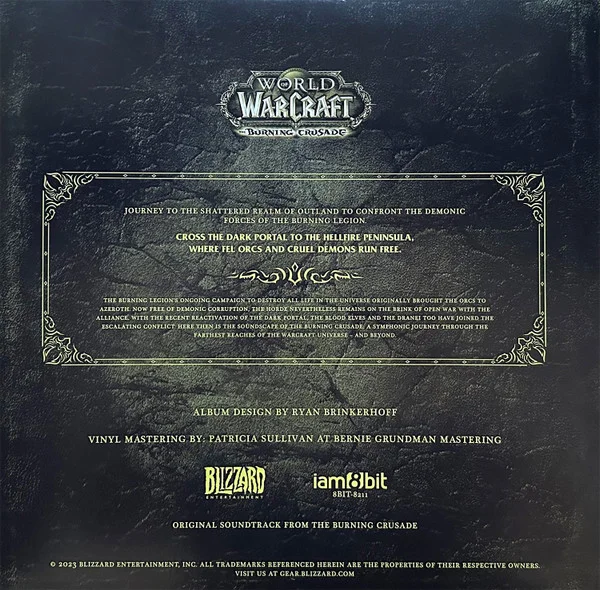 Виниловая пластинка OST – Russell Brower, Derek Duke And Matt Uelmen – World Of Warcraft: The Burning Crusade – Purple 2LP детальное изображение - 2