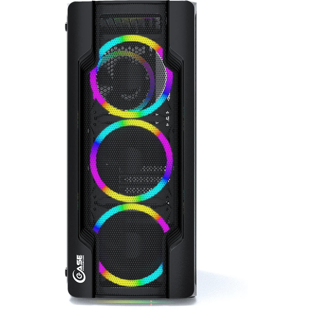 Корпус Powercase Mistral X4 Mesh LED, Черный детальное изображение - 2