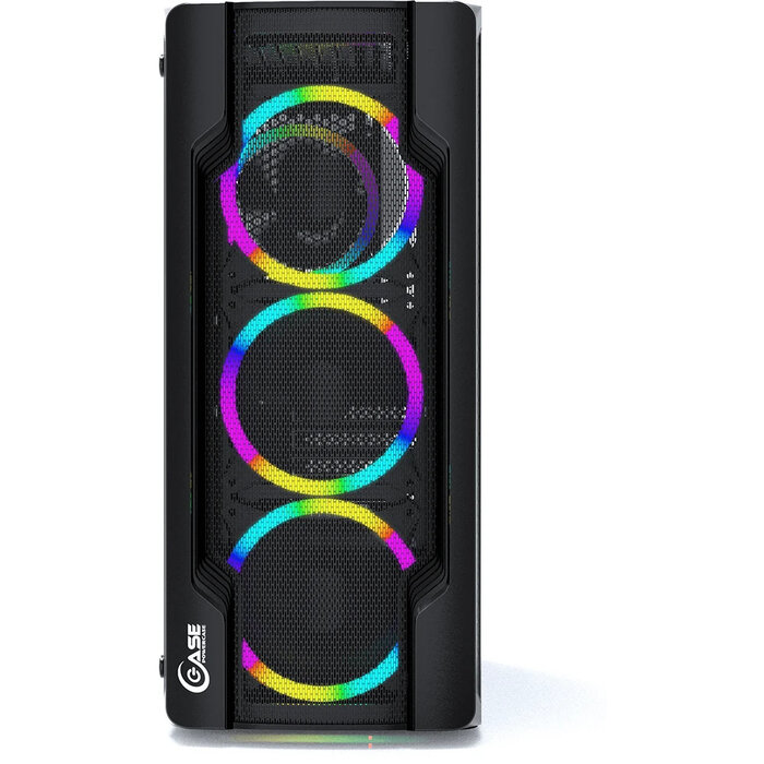 Корпус Powercase Mistral X4 Mesh LED, Черный №2