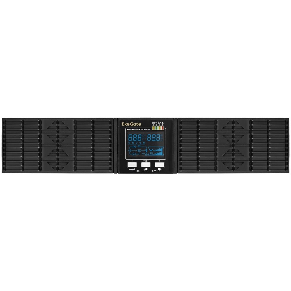 ИБП ExeGate Power Back ULS-3000.LCD.AVR.1SH.2C13.USB.RS232.SNMP.2U детальное изображение - 1