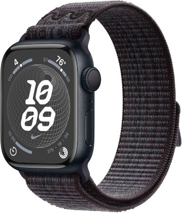 Умные часы Apple Watch Series 9 Midnight Aluminum Case GPS + Cellular with Nike Sport Band Black/Blue, 41 mm, Черный/Синий детальное изображение - 1