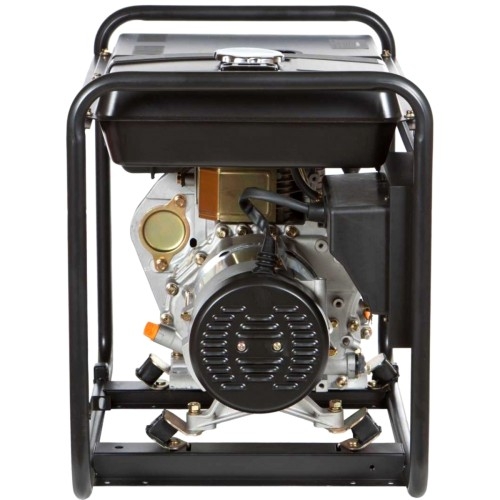 Генератор дизельный с воздушным охлаждением HYUNDAI DHY 5000L, открытый, 4.2 кВт, Черный детальное изображение - 4