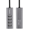 USB-концентратор HOCO HB1, Серый вариант - 3