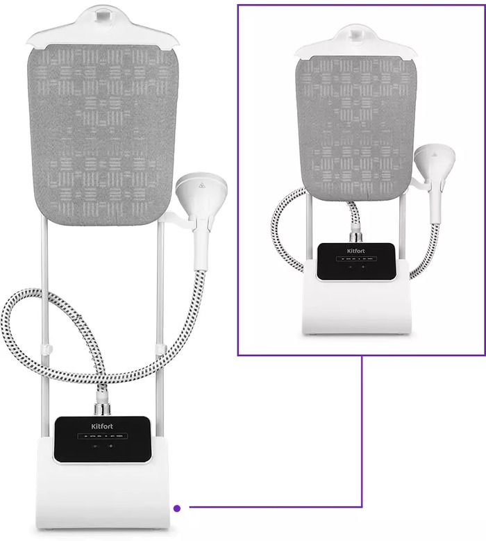 Отпариватель Kitfort КТ-9122, Белый/серый №5