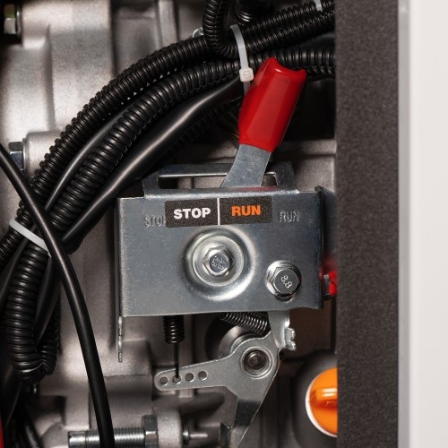 Генератор дизельный с воздушным охлаждением DAEWOO DDAE 10000SE, в кожухе, 7.2 кВт, Белый детальное изображение - 9