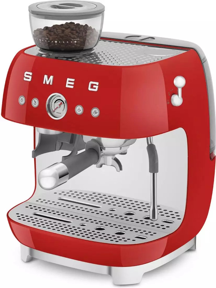 Кофемашина Smeg EGF03RDEU, Красный №7
