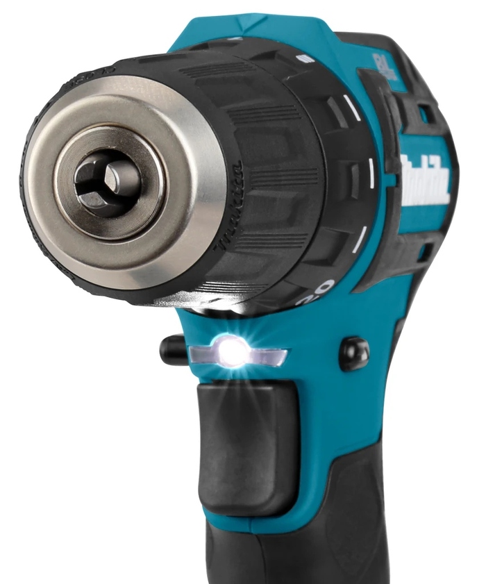Аккумуляторная дрель-шуруповерт Makita DF332DWAE, 12 В, 35 Нм, 2 А·ч №5