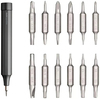 Отвертка прецизионная с набором бит HOTO 24-in-1 Precision Screwdriver QWLSD004, Серый вариант - 3
