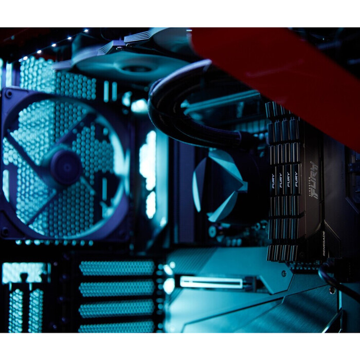 Оперативная память Kingston Fury Renegade Black DDR4 4600MHz, KF446C19RB2K2/16, 2x8 Гб KIT, 16 Гб №6