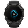 Смарт-часы Garmin Fenix 8 AMOLED Sapphire, 51 мм, угольно-серый DLC, пепельно-черный силиконовый ремешок вариант - 6