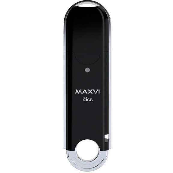 USB Flash накопитель MAXVI P2 8 ГБ, черный детальное изображение - 3