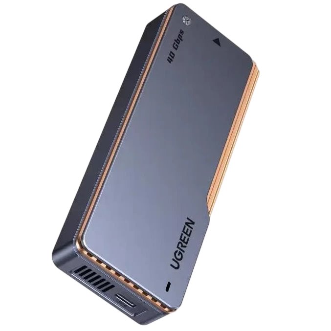 Внешний корпус для SSD M.2 UGREEN 40Gbps NVMe SSD Enclosure D703, Серый детальное изображение - 1
