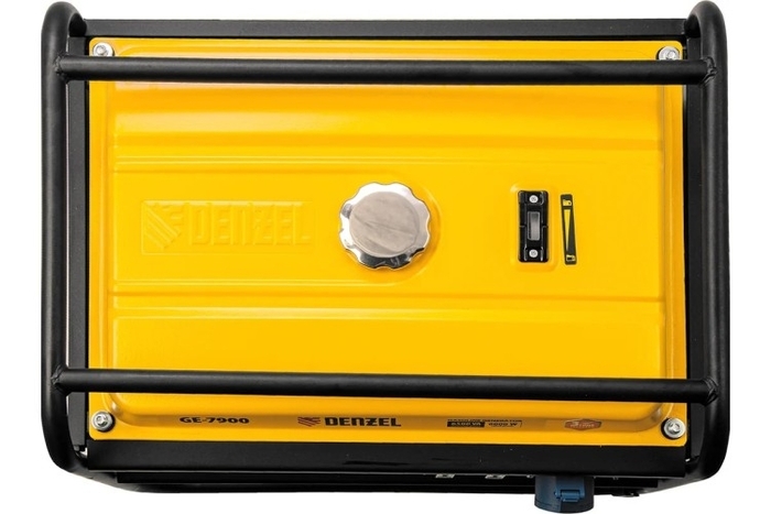 Генератор бензиновый Denzel GE 7900 94638, 6 кВт, Желтый №7