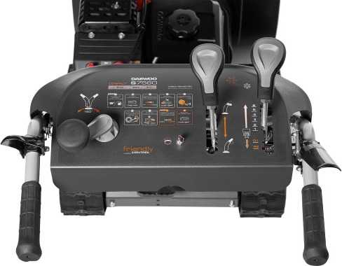 Снегоуборщик бензиновый для мокрого снега гусеничный Daewoo S 7560, 8 л.с., 5800 Вт, Оранжевый/Серый детальное изображение - 11