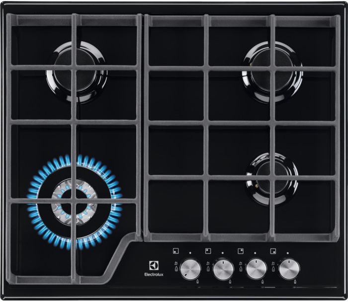 Газовая варочная панель Electrolux GRE 363 MB, Черный детальное изображение - 3
