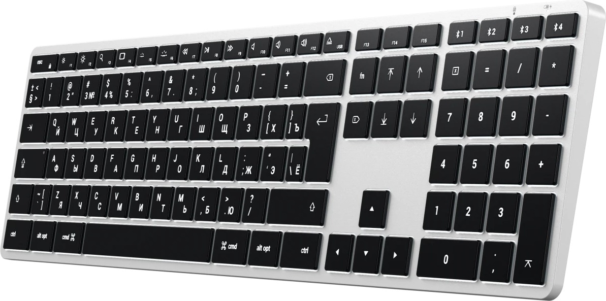 Клавиатура Satechi Slim X3 Backlit, ST-BTSX3S-RU, Серебряный детальное изображение - 5