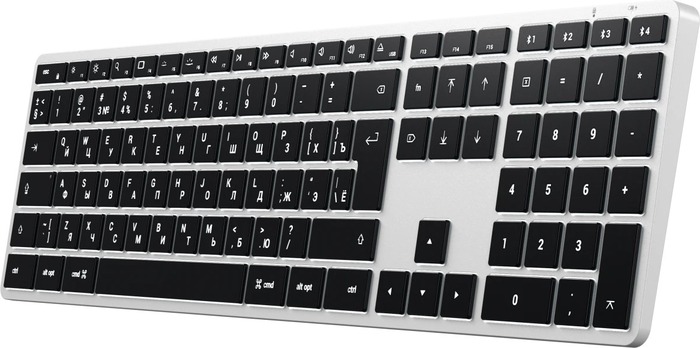 Клавиатура Satechi Slim X3 Backlit, ST-BTSX3S-RU, Серебряный №5