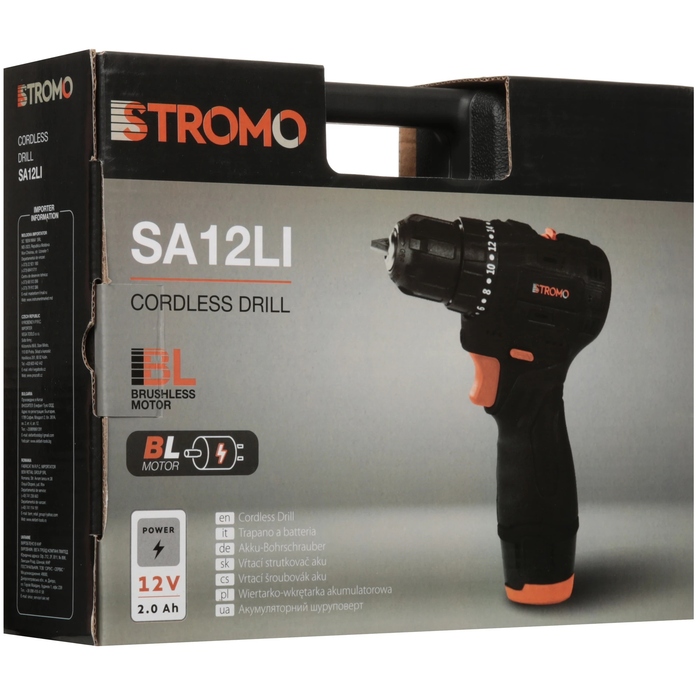 Аккумуляторная дрель-шуруповерт PROCRAFT Stromo SA12Li New, 20 В, 30 Нм, 2 А·ч  №6