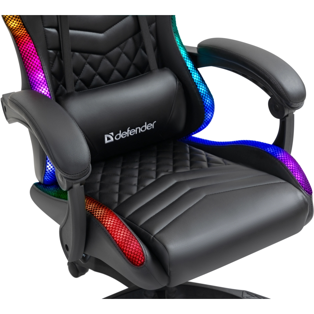Игровое кресло Defender Core, Черный детальное изображение - 9