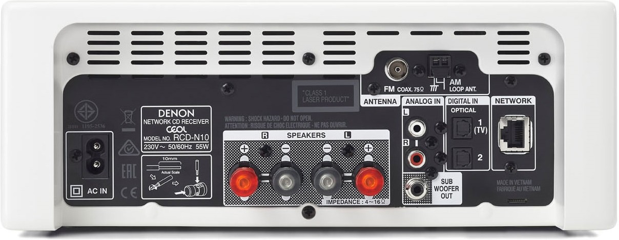 CD-проигрыватель Denon RCD-N10, Серый детальное изображение - 2