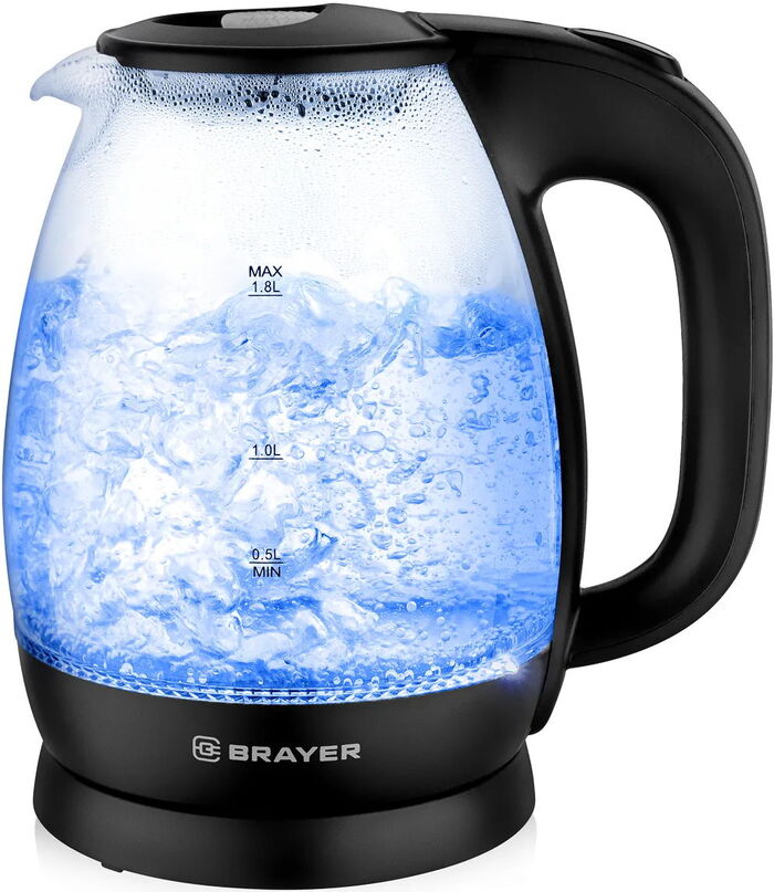 Электрический чайник Brayer BR1026 1.8 л, Черный №1