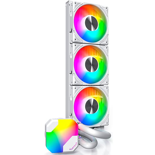 Система жидкостного охлаждения MONTECH HYPERFLOW ARGB 360, Белый детальное изображение - 2