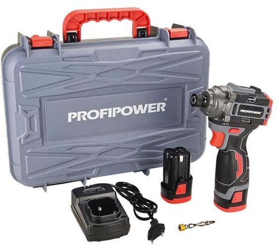 Аккумуляторный бесщеточный винтоверт Profipower BL-162(16В,160Нм, Li-ion 2шт, 2.0Ач, 3 скорости,З/У,в кейсе) E0211, 16 В детальное изображение - 1