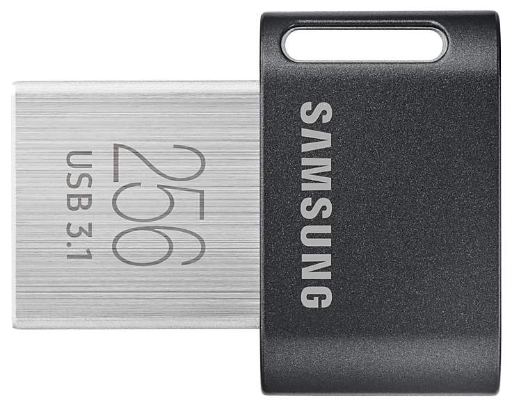 Флешка Samsung FIT Plus USB 3.1 256 ГБ Grey MUF-256AB, Черный детальное изображение - 4