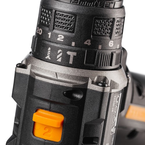 Аккумуляторная дрель-шуруповерт RUNTEC PRO RT-ID124, 18 В, 50 Нм, 2 А·ч детальное изображение - 2