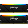 Оперативная память Kingston Fury Beast RGB DDR4 3600MHz, KF436C17BB2AK2/16, 2x8 Гб KIT, 16 Гб вариант - 1