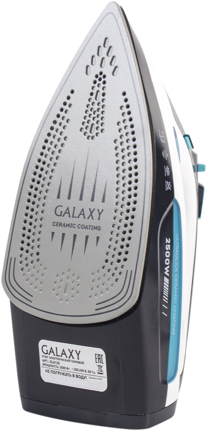 Утюг Galaxy GL 6123, Бирюзовый детальное изображение - 2