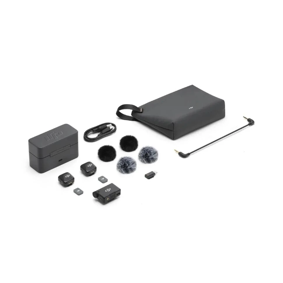 Радиосистема DJI Mic Mini (RX + 2TX), Черный детальное изображение - 8