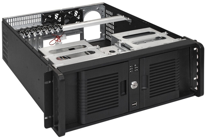 Серверный корпус ExeGate Pro 4U480-15/4U4132, без БП, Черный №3