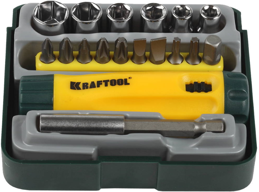 Биты, торцевые головки KRAFTOOL 26143-H18 детальное изображение - 1