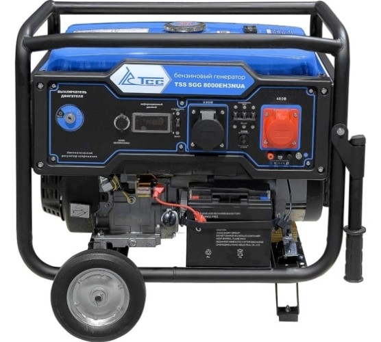 Генератор бензиновый ТСС SGG 8000EH3NUA 160017, 8 кВт, Синий детальное изображение - 4