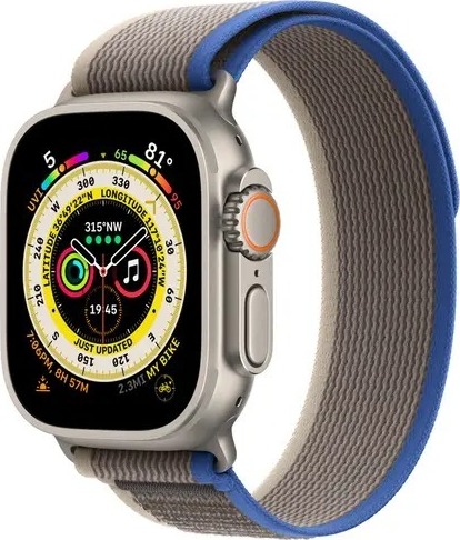 Смарт часы Apple Watch Ultra 49 мм, Серо-Синий, Trail Loop детальное изображение - 1