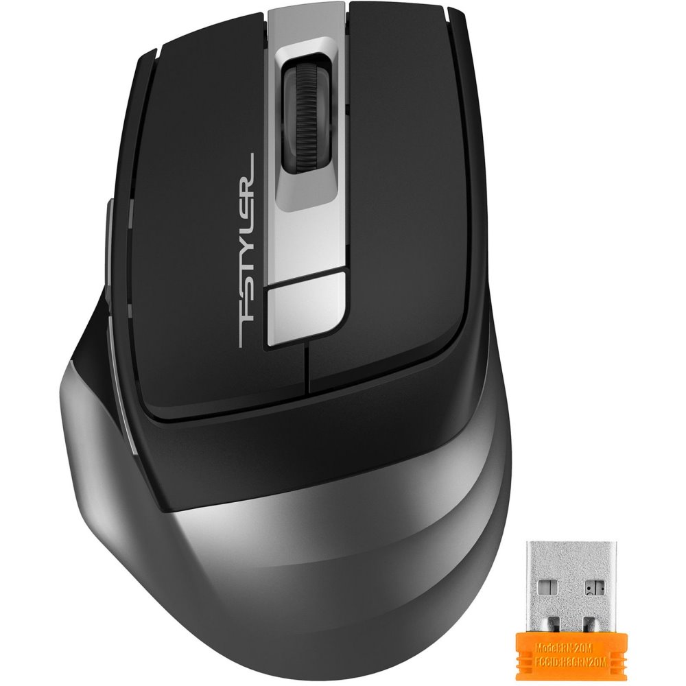 Мышь A4Tech Fstyler FG35S, Серый, Черный детальное изображение - 2