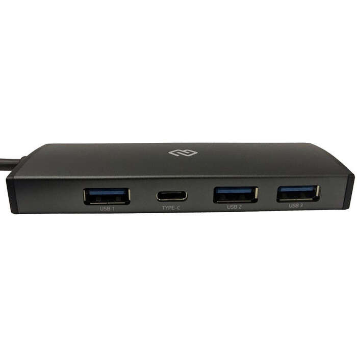 USB-концентратор Digma HUB-3U3.0С-UC-G, Черный №3