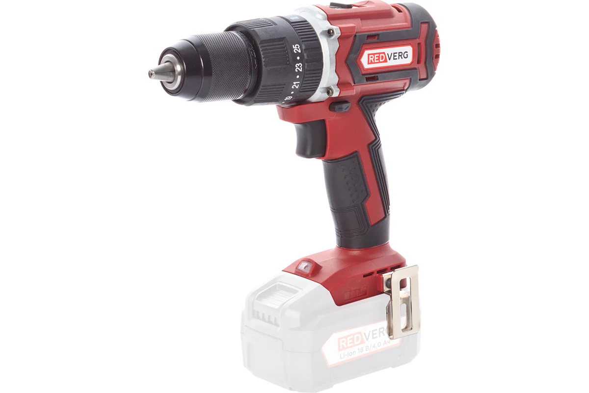Аккумуляторная дрель-шуруповерт REDVERG RD-IS18BLC/U 6672873, 16 В, 60 Нм, б/а детальное изображение - 1