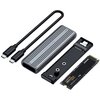 Внешний корпус для SSD M.2 Satechi USB-C NVMe and SATA SSD Enclosure ST-UCNSEM, Серебряный вариант - 1