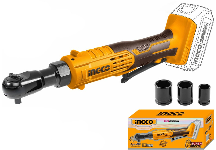 Аккумуляторная дрель-шуруповерт INGCO SUPER CDRLI2060151, 20 В, 65 Нм, 2 А·ч  №2